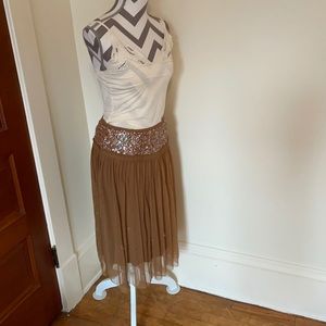 Basil and Maude tulle skirt Anthropologie
